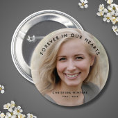 Aangepaste foto Persoonlijke Memorial Tribution Fu Ronde Button 5,7 Cm