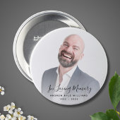 Aangepaste foto Persoonlijke Memorial Tribution Fu Ronde Button 7,6 Cm