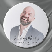 Aangepaste foto Persoonlijke Memorial Tribution Fu Ronde Button 7,6 Cm