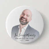 Aangepaste foto Persoonlijke Memorial Tribution Fu Ronde Button 7,6 Cm (Voorkant)