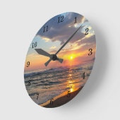 Aangepaste foto persoonlijke wandklok (Hoek)
