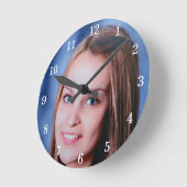 Aangepaste foto persoonlijke wandklok (Hoek)