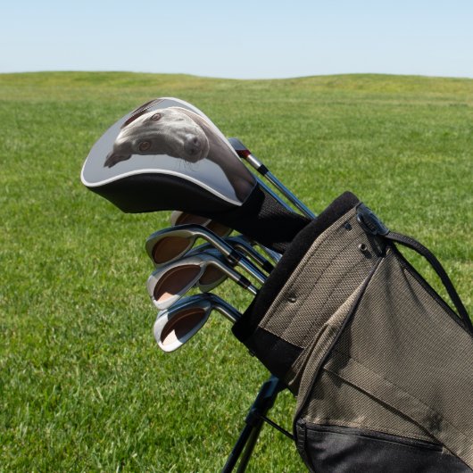 Aangepaste foto Pet Dog Aangepast Golfheadcover (Insitu)