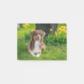 Aangepaste foto Pet Dog Aangepast Post-it® Notes (Voorkant)