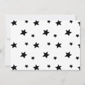 Aangepaste foto Pet Dog Birthday Party Black Kaart (Achterkant)