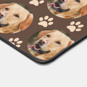Aangepaste foto Pet Photo Pattern Dog Bureaumat (Hoek)