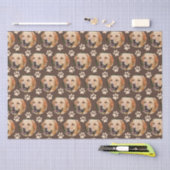 Aangepaste foto Pet Photo Pattern Dog Tissuepapier (Craft)