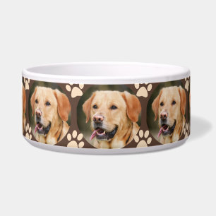 Aangepaste foto Pet Photo Pattern Dog Voerbakje