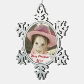 Aangepaste foto-pewter-snowflake-versieringen tin sneeuwvlok ornament (Rechts)