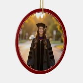 Aangepaste foto PhD doctoraat afstuderen Keramisch Ornament (Rechts)