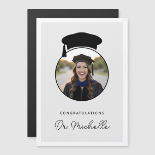 Aangepaste foto PhD doctoraat magnetische kaart