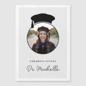 Aangepaste foto PhD doctoraat magnetische kaart (Voorkant)
