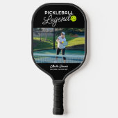 Aangepaste foto Pickleball Legend gepersonaliseerd Paddle (Achterkant)