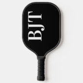 Aangepaste foto Pickleball Paddle met Monogram (Achterkant)