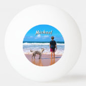 Aangepaste Foto Ping Pong Bal Cadeau Gepersonalise Pingpongbal (Voorkant)