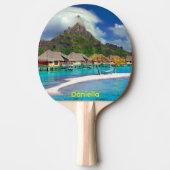 Aangepaste Foto Ping Pong Paddle Gepersonaliseerde Tafeltennisbatje (Voorkant)