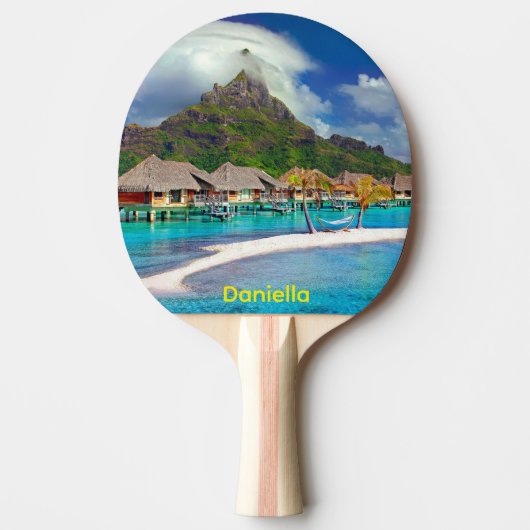 Aangepaste Foto Ping Pong Paddle Gepersonaliseerde Tafeltennisbatje (Voorkant)