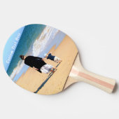 Aangepaste foto Ping Pong Paddle met tekstnaam Tafeltennisbatje (Zijkant)