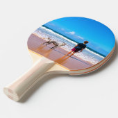 Aangepaste foto Ping Pong Paddle met uw foto's Tafeltennisbatje (Voorkant Gekanteld)