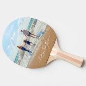 Aangepaste Foto Ping Pong Paddles met tekst Tafeltennisbatje (Zijkant)