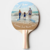 Aangepaste foto pingelt pongpeddel Uw foto's en te Tafeltennisbatje (Achterkant)