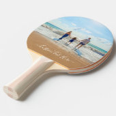Aangepaste foto pingelt pongpeddel Uw foto's en te Tafeltennisbatje (Voorkant Gekanteld)