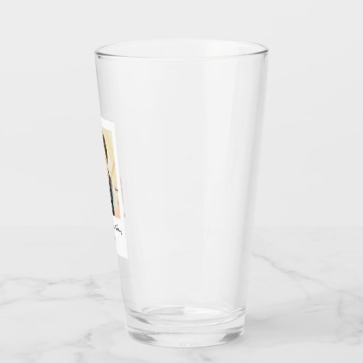 Aangepaste foto Pint Beer Glass Glas (Links)