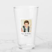 Aangepaste foto Pint Beer Glass Glas (Voorkant)