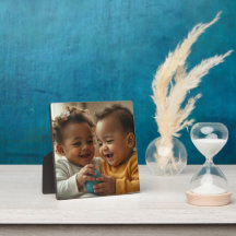 Aangepaste foto plaque toevoegen