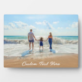 Aangepaste foto Plaque Uw foto's en tekstontwerp Fotoplaat (voorkant)