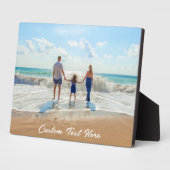 Aangepaste foto Plaque Uw foto's en tekstontwerp Fotoplaat (Zijkant)