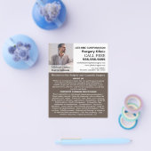 Aangepaste foto, plastische chirurgie/chirurgie flyer (Enkel)