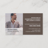 Aangepaste foto, plastische chirurgie/chirurgie visitekaartje (Voorkant)