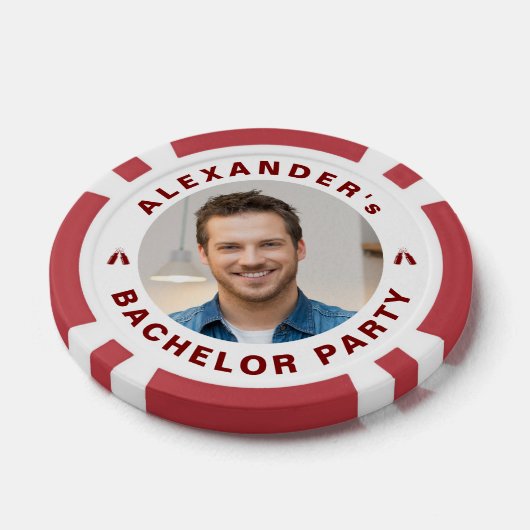 Aangepaste foto poker chips (Enkel)