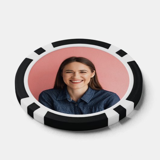 Aangepaste Foto Poker Chips (Enkel)