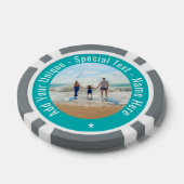 Aangepaste Foto Pokerfiches met Persoonlijke Tekst Poker Chips (Enkel)