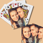 Aangepaste foto  pokerkaarten