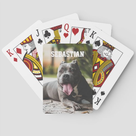 Aangepaste foto pokerkaarten (Achterkant)