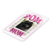 Aangepaste foto Pom Mom Keepsake Pommerse hondenei Magneet (Linkerzijde)