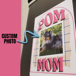 Aangepaste foto Pom Mom Keepsake Pommerse hondenei Magneet