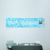 Aangepaste foto Pool verjaardagsfeest Pool water r Spandoek (Beurs)
