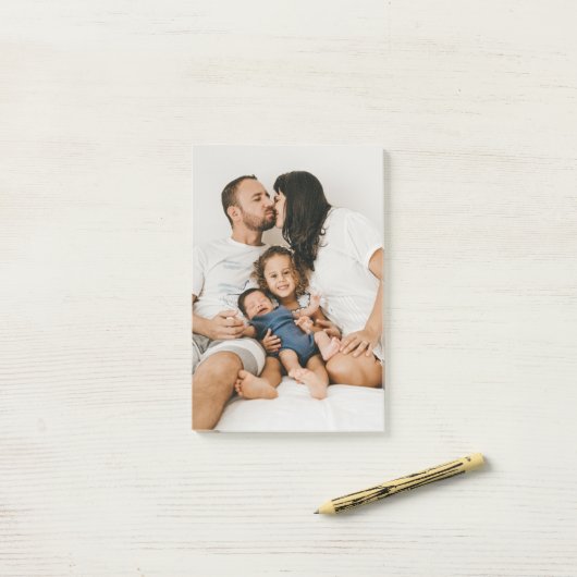 Aangepaste foto post-it® notes (Op bureau)