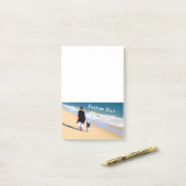 Aangepaste Foto Post-it® notes met Tekst (Op bureau)