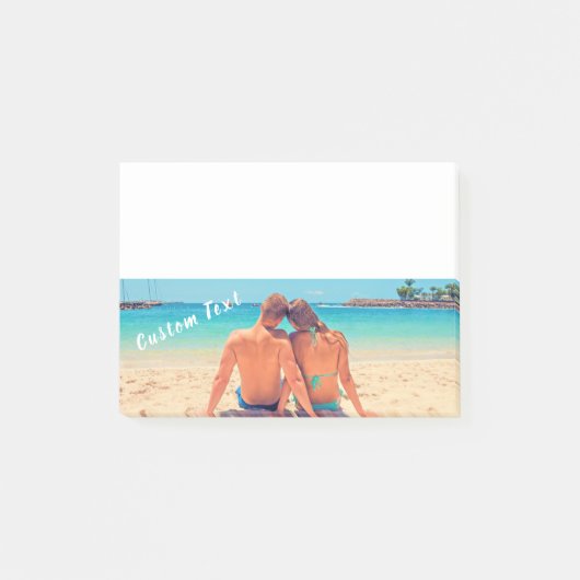 Aangepaste foto Post-it® notes Uw foto's en tekst (Voorkant)