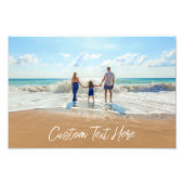 Aangepaste foto Poster met uw foto's en tekst (Voorkant)