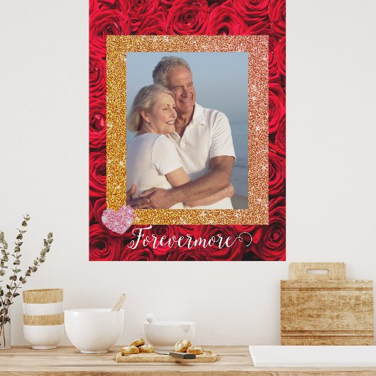 Aangepaste foto poster voor altijd meer paar (Keuken)