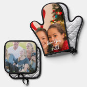 Aangepaste foto pot houders set (Voorkant / Achterkant)