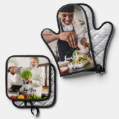 Aangepaste foto pot houders set (Voorkant / Achterkant)