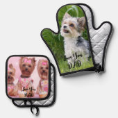 Aangepaste foto pot houders set (Voorkant / Achterkant)