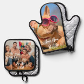 Aangepaste foto pot houders set (Voorkant / Achterkant)